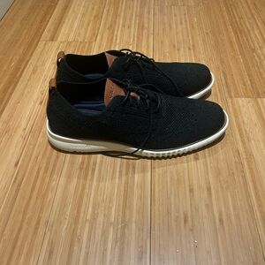 Cole Haan Men's Black and Tan Knit Sneakers